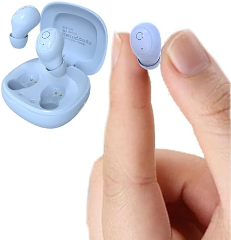 Compact Wireless Bluetooth Earbuds for Small Ears – Ideal for Side Sleepers with Weightless Comfort and Chic Purple Design – Effortless Connectivity for Exceptional Sound Quality and Discreet Listening Experience