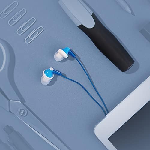 Panasonic Ergo Fit Wired Earbuds with Microphone – Superior Sound Quality with Ergonomic Comfort, Universal 3.5 mm Jack Earphones for Phones and Laptops in Stylish Metallic Purple – Custom-Fit Earpieces (S/M/L) for Optimal Audio Experience and Hands-Free Calls – RP-TCM125-VA