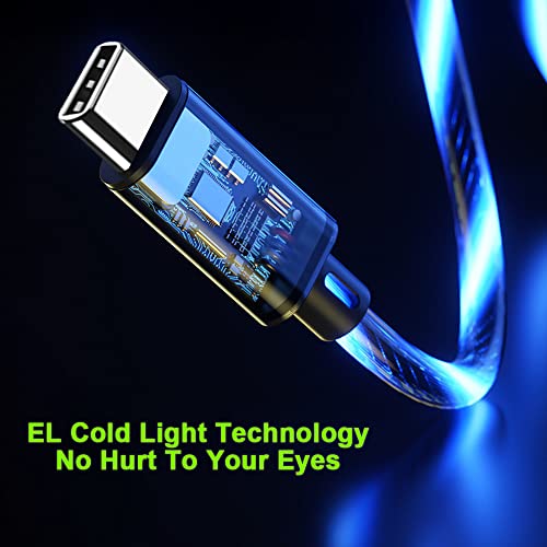 39-Inch Green High-Speed USB A to Micro USB Charging Cable with LED Night Light Indicator – Fast Data Transfer and Universal Compatibility for Android Devices, Perfect for Home and Office Use