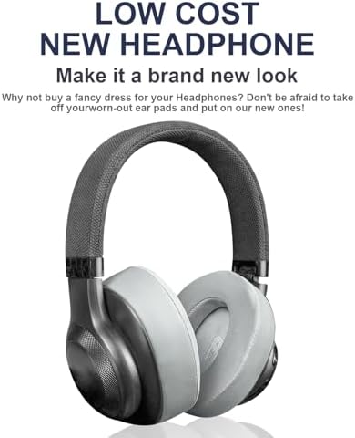 Revolutionary JBL E55 BT Replacement Ear Pads – Ultra-Comfortable Memory Foam Cushions with Breathable Mesh for Enhanced Noise Isolation and Long-Lasting Audio Enjoyment – Perfect Fit Black Earpads for Unmatched Listening Quality