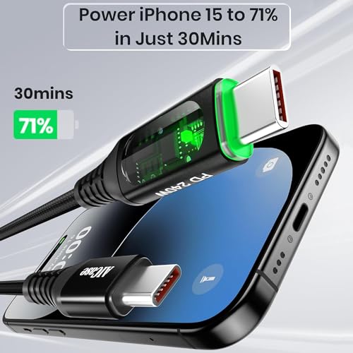 AICase 3-in-1 Magnetic Charging Cable – Retractable Fast Charging Solution for Type-C, Micro USB & i Phone Devices – Tangle-Free and Durable Design for Effortless Organization & Seamless Connectivity