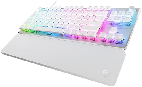 Experience Unmatched Gaming Precision with Turtle Beach Vulcan TKL Tenkeyless Mechanical Keyboard – Linear Titan Switch, Customizable AIMO RGB Lighting, Durable Aluminum Build, and Portable USB-C Connectivity for Ultimate Performance and Style