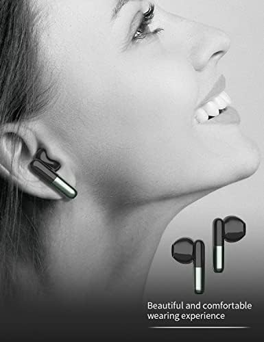 Next-Gen Bluetooth 5.2 In-Ear Wireless Earbuds with Intelligent Touch Controls – Sleek USB-C Charging Case, Advanced Noise Cancellation, and High-Fidelity Microphone for Effortless Sync with Android & i OS Devices (Vibrant Green) – Ultimate Audio Solution for Avid Listeners and Dynamic Professionals