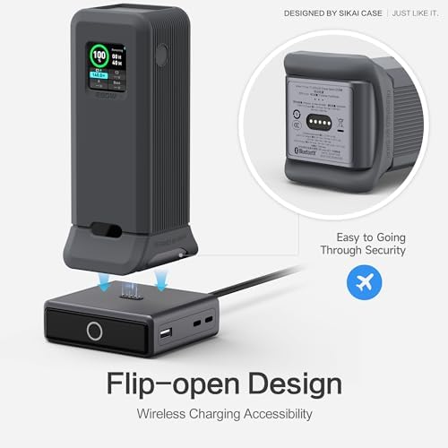 Premium Silicone Protective Case for Anker Prime Power Bank 27,650 m Ah – Dustproof Cover with TF/SIM Card Storage & Ergonomic Handle for Enhanced Portability and Functionality – Ultimate Charging Accessory for Tech Savvy Users