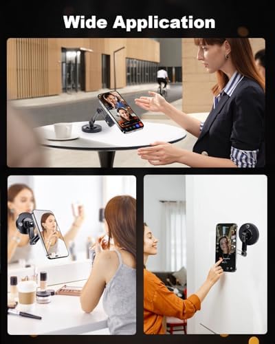 Transform Your Driving Dynamics with the Ultimate Magnetic Phone Mount: Engineered for Dual Arms Stability & 360° Viewing Flexibility – Universal Adhesive Base for Versatile Car Dashboard, Desktop, or Wall Use – Perfectly Compatible with i Phone 16/15 & All Smartphone Models – Enhance Convenience & Prioritize Safety on the Road