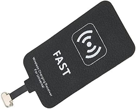 Heayzoki 10 W Qi-Certified USB C Quick Charge Receiver – Effortless Wireless Charging Solution for Android Smartphones – Compact Plug-and-Play Design for Enhanced Compatibility and Rapid Power Boosts – Ideal Mobile Accessory for On-the-Go Charging