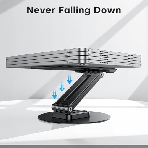 OMOTON Adjustable Tablet Stand for i Pad – Versatile Portable Holder for 4-15.6″ Devices, Ideal for Enhanced Viewing Comfort and Productivity, Compatible with i Pad Pro, Air, Mini & Kindle – Perfect for Home, Office, and Travel Use