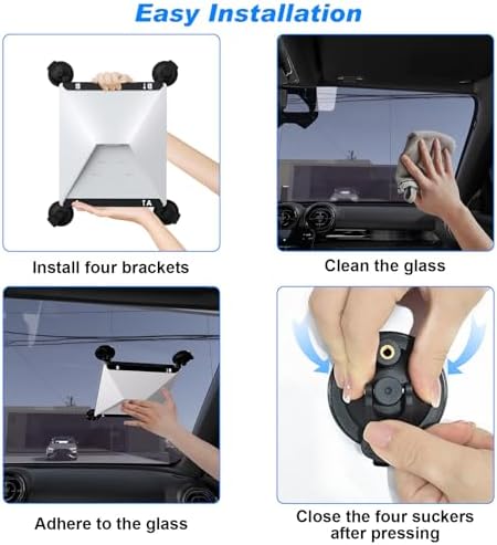 Starlink Mini Suction Cup Mount: Ultimate Travel Companion for Seamless Internet Access on Windows, RVs, and Boats – Strong Hold, Tool-Free Setup, and Lightweight Design for Road Trips and Outdoor Adventures
