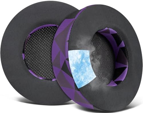 Upgrade Your Gaming Experience with SOULWIT Cooling Gel Ear Pads for Corsair Virtuoso RGB Wireless XT SE – Premium Noise Isolation Cushions for Enhanced Comfort and Performance, Ergonomically Designed for Long Sessions, Easy Installation, Sleek Black Finish