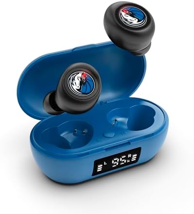 Dallas Mavericks SOAR True Wireless Earbuds v.7 – Premium Bluetooth 5.0 Headphones for Ultimate Comfort and Unrivaled Sound Quality – Perfect for Game Days, Workouts, and Everyday Listening