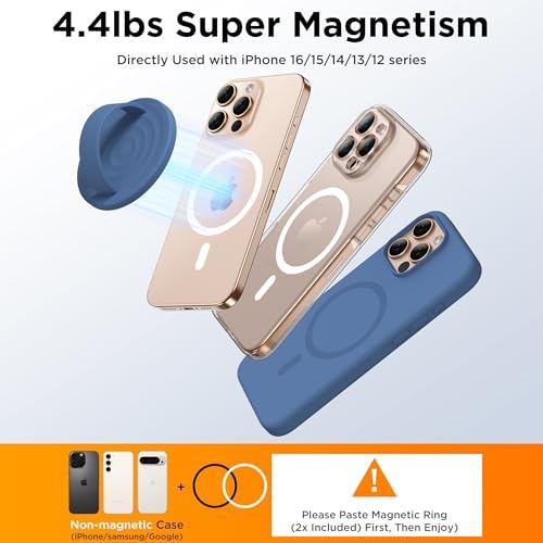 Revolutionary Magnetic Phone Ring Grip Holder – Ergonomic Silicone Finger Loop for i Phone Pro Max/Plus, 12/13/14/15/16 Series – Compatible with Mag Safe – Oat Color Enhances Aesthetics and Comfort – 360-Degree Rotation for Effortless Use – Secure Your Device with Style and Stability – Essential Smartphone Accessory for Unmatched Usability and Convenience