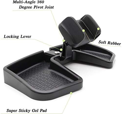 Camoo Premium 360-Degree Adjustable Phone & GPS Holder for Jeep Renegade (2015-2025) – Sleek Organizer Stand with Enhanced Compatibility and Stability for Hands-Free Navigation and Convenience