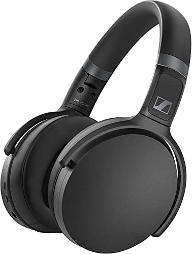Sennheiser HD 450 BT Wireless Over-Ear Headphones – Immerse Yourself in Premium Sound with Bluetooth 5.0, 30-Hour Battery Life, and Superior Active Noise Cancellation – Perfect for Music Lovers and Professionals on the Go – Sleek Black Design for Unmatched Style and Comfort