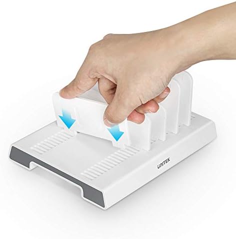 Unitek Universal Adjustable Multi-Device Organizer Dock Stand – Versatile Holder for i Phone, i Pad, Kindle, Fire Tablet, Samsung Galaxy & More – Non-Slip Base & Lightweight Design for Home, Office & Travel – Optimize Device Clutter with Enhanced Viewing Angles