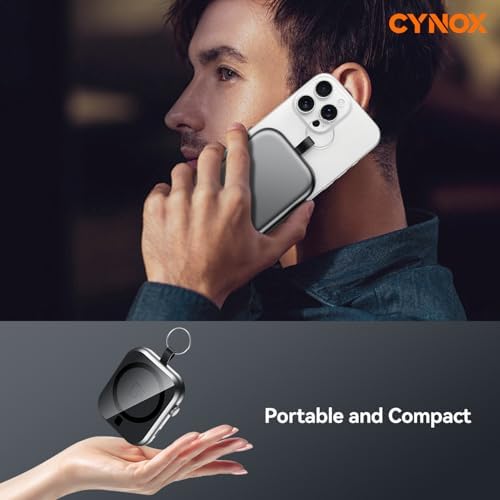 6000 m Ah Magnetic Power Bank – 3-in-1 Portable Charger for i Phone 12-16, Apple Watch, and Air Pods – 22.5 W Fast Charging USB-C Battery Pack for Effortless On-the-Go Power and Enhanced Device Compatibility