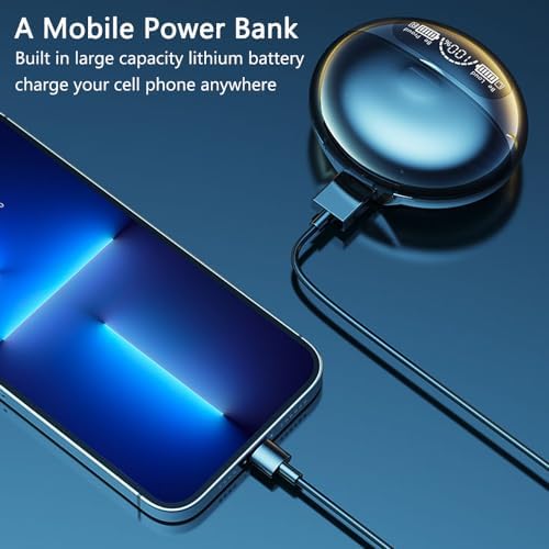 IHAO Bluetooth 5.3 Clip-On Sport Earbud Headphones – 80-Hour Playtime, Noise-Cancelling Hi-Fi Sound, IPX4 Waterproof, Secure Fit for Active Lifestyles, Perfect for Workouts and Leisure, Enhanced Connection Speed, Painless Wear – Black