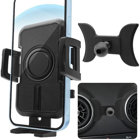 WAAPAK Premium Car Phone Holder Mount for 2014-2020 Audi A3, S3 & RS3 – Ultimate Smartphone Cradle with Metal Base for Thick Cases, 360-Degree Rotation & Easy Installation – Elevate Your Driving Experience with Seamless Navigation Access