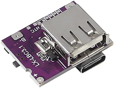 Ultra-Fast Type-C USB Boost Converter Module – 4-Pack 5 V 3.1 A High-Efficiency Charging Kit with Integrated Switch & LED Status Light for Enhanced Mobile Power Bank Functionality and Versatile Device Support