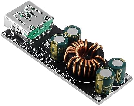 Premium 4-Pack USB Type-C Fast Charge Power Module | 60 W PD 3.0 & QC4.0 Adapter for Superior DC to USB Conversion | Versatile Step-Down Buck Boost Converter for 12 V & 24 V Systems | Unmatched Efficiency, Compatibility, and Reliability for Mobile Devices on the Go