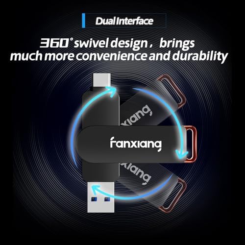 Lightning-Fast 512 GB External SSD Flash Drive – Dual USB-C & USB-A Connectivity for i Phone 15/16, Android, PS4, Windows, and Mac – High-Speed Data Transfer Up to 560 MB/s for Effortless File Management and Ultimate Portability