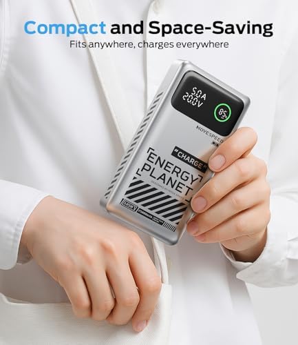 MOVE SPEED 145 W High-Capacity Laptop Power Bank – 25,000 m Ah Portable Charger with PD 3.1, 240 W Type-C Cable & Smart Display for Optimal Device Compatibility – FAA-Approved, Ultra-Fast Charging Solution for i Phone, Mac Book, Galaxy & More – Essential Travel Companion with 36-Month Warranty This powerful portable power bank meets stringent FAA and TSA regulations, ensuring safe travel for frequent flyers. With a massive 25,000 m Ah capacity, it delivers multiple charges for your essential devices, including 4 full charges for i Phone 16 and 3 for Galaxy S24. Experience ultra-fast charging with a single 140 W USB-C output that charges a 16-inch Mac Book Pro to 56% in just 30 minutes. The included 240 W-rated Type-C cable guarantees maximum efficiency, while the intelligent display provides real-time insights into battery percentage and charging status. Featuring a dynamic triple-port design, this charger ensures simultaneous charging for two devices, making it the ultimate solution for your on-the-go lifestyle. Benefit from a comprehensive 36-month protection plan for peace of mind with your purchase.