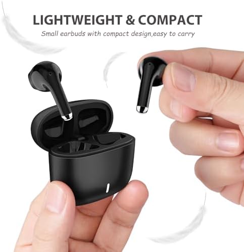 Stylish Pink Wireless Earbuds with Advanced Touch Control – Bluetooth 5.3 Compatibility for Samsung S25/S24 Ultra/S23 FE/S22+/S21 & i Phone 16/15 Pro Max/14 Plus/Pixel 9 XL – Ergonomic Comfort for Extended Listening and Clear Calls