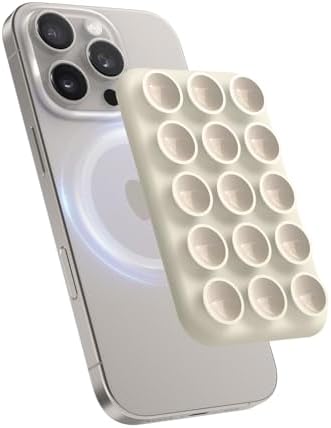 Elago Magnetic Suction Cup Phone Mount in Lovely Pink – Ultimate Hands-Free Solution for Tik Tok & Instagram Creators with Mag Safe Compatibility, Strong Silicone Grip, 360° Rotation for Effortless Content Creation and Live Streaming