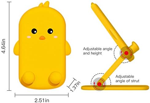 Cute Cell Phone Stand Foldable Adjustable Animal Phone Holder for Desk Silicone Protection Compatible with iPhone 16 15 14 13 12 Pro Max iPad Tablet Desk Accessories (Green Bear) – Enhanced Compatibility and Speed
