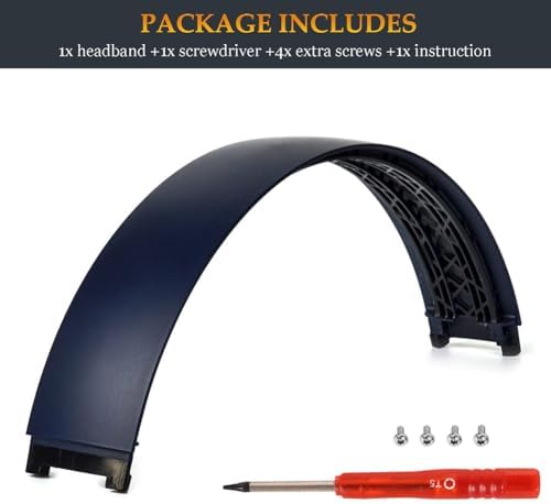 Crystal Blue Headband Replacement for Beats Studio3 & Studio2 Wireless Headphones – Premium Comfort & Style Upgrade for Enhanced Audio Performance and Aesthetic Appeal