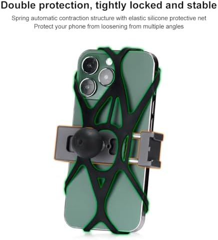 FANAUE Universal Car Phone Holder with Single Socket Arm – RAM Mounts Compatible 1-Inch Ball Head Vehicle Mount for 5.5-8 Inch Smartphones, Versatile Dashboard & Windshield Installation, 360-Degree Rotation for Optimal Viewing Angles, Sturdy & Durable Design for Enhanced Stability and Safety