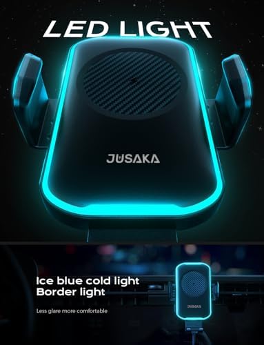 Optimal 15 W Wireless Car Charger with Auto-Clamping Phone Holder – Fast Charging for i Phone 12-16 & Samsung Galaxy S10+ to S24 Ultra – Sleek Black Design for Modern Vehicles – Effortless Installation & Ultimate Device Security on the Road