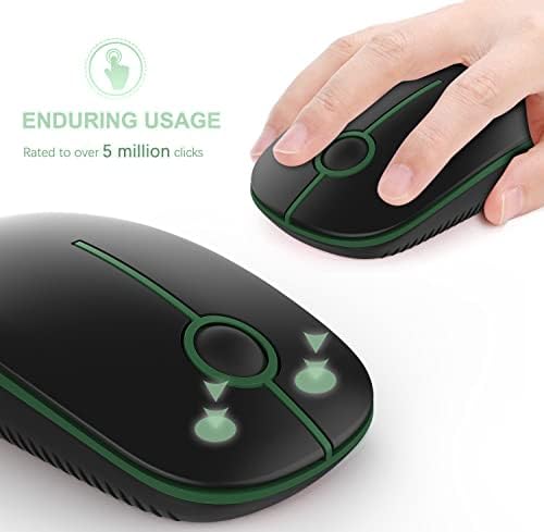 Sleek Vssoplor Wireless Mouse – Ultra-Slim Silent Optical Companion for Laptops & PCs | 2.4 GHz Nano Receiver, Perfect for Quiet Workspaces & Travel | Enhanced Compatibility for Windows, Mac & Linux