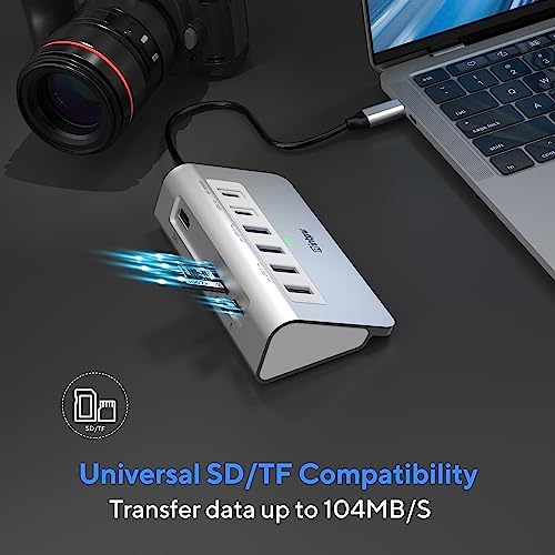 Unleash Your Potential with the INTPW 9-in-1 USB C Hub: High-Speed 4 K HDMI Adapter, 100 W PD Charging, Dual USB-A Ports & SD/TF Card Slots – Perfect for Mac Book Pro, i Pad Pro, i Phone 15/16 & More – Elevate Productivity and Connectivity on the Go