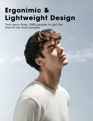 Experience Unmatched Audio Freedom with 2025 Advanced Bluetooth Wireless Earbuds – Big Bass Sound, 48-Hour Playtime, IPX7 Waterproof for Active Lifestyles, AI-Enhanced Hands-Free Calling for Seamless Connectivity with i Phone & Android – Ultimate Comfort, Durability, and Immersive Sound Quality