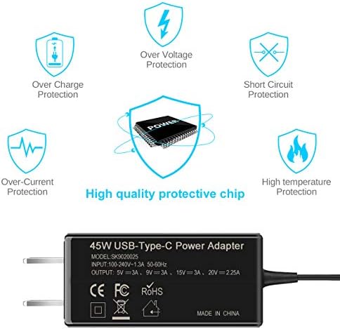 Power Up Your Gaming: 45 W Fast Charger for Nintendo Switch OLED, Lite & Steam Deck – USB-C Adapter with 6 FT Cord for TV Mode, Xbox Controller Compatibility & Enhanced Safety Features! Experience lightning-fast charging with our versatile 45 W charger designed specifically for Nintendo Switch models, Steam Deck, and compatible Type-C devices. Featuring a robust 20 V 2.25 A output, this charger ensures efficient power delivery while safeguarding your devices with built-in over-voltage and over-current protection. The 6-foot power cord offers flexibility for easy setup, making it perfect for gaming marathons or on-the-go charging. Certified by CE, FCC, and Ro HS, our charger promises reliability and peace of mind. Plus, enjoy a 45-day money-back guarantee and a 12-month worry-free exchange for ultimate customer satisfaction. Elevate your gaming experience and keep your devices charged and ready for action!