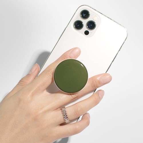Transform Your Mobile Interaction with the On The Grip Macaron Color Collapsible Phone Grip & Stand – Chic White Round Holder for Optimal Device Control, Universal Compatibility, and Effortless Hands-Free Viewing – Ideal Smartphone Accessory for Secure Handling and Travel-Friendly Design