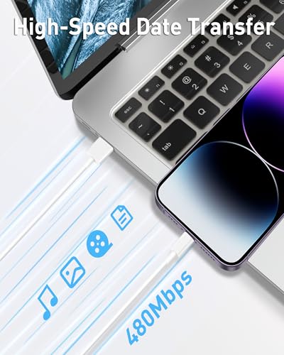 Ultimate Car i Phone Carplay Charging Cable – 2 Pack USB A to Lightning Cords for i Phone 14/13/12/11/Pro Max/XS/XR/X/8/7/6 Plus/SE & i Pad 9/8/7/6/5, Mini 5/4/3/2, Air 3/2 – Fast Charging, 3 FT White – Superior Compatibility & Performance for Road Trips and Daily Commutes