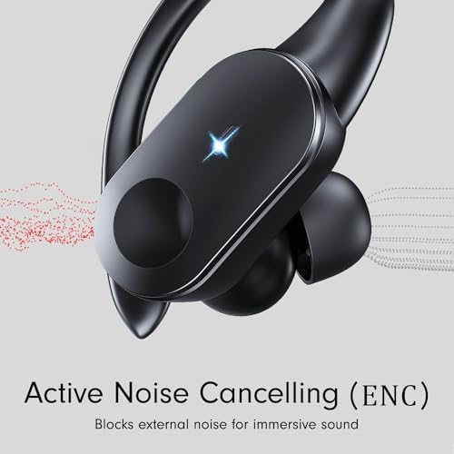 Unleash Your Workout Potential with 80-Hour Bluetooth Sport Earbuds – IPX7 Waterproof Deep Bass Headphones Featuring Ergonomic Earhooks and Wireless Charging Case for Ultimate Audio Performance on i OS & Android Devices. Perfectly Crafted for Active Lifestyles, These Premium Earbuds Offer Crisp Sound Quality and Extended Playtime, Ensuring You Stay Motivated Through Every Session. Enjoy the Freedom of Movement with a Secure Fit and Convenient LED Battery Indicator, Designed to Keep You Focused on Your Fitness Goals. Elevate Your Listening Experience with Durable, Sweat-Resistant Earbuds Tailored for Runners and Fitness Enthusiasts.