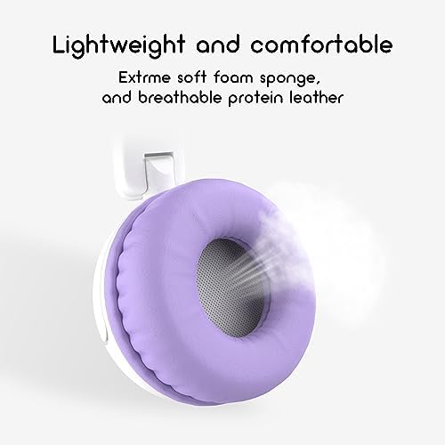 Ultimate Comfort V1 Kids Wired Stereo Headphones – Adjustable, Foldable, and Tangle-Free On-Ear Design in Vibrant Pink – Perfect for School, Travel, and Leisure with i Pads, Tablets, and Phones – Engaging Sound Experience Designed for Young Listeners – Ideal for Boys and Girls