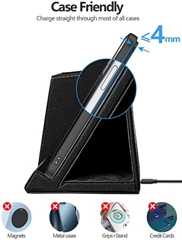 Transform Your Workspace with the Ultimate 2-in-1 Wireless Charging Pen Holder & Phone Stand – Perfect for i Phone 16/15/14/13/12/11/8 Series – Enhance Productivity & Declutter Your Desk – Ideal Gift for Men, Husbands, Dads & Professionals – Fast Charging & Functional Elegance