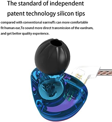 KZ ZST Dual Driver Wired In-Ear Earphones – Hi-Fi Monitor Earbuds for Musicians, Gamers, and Audiophiles – Superior Sound Clarity and Ergonomic Comfort for Extended Use – Tangle-Free Design for Enhanced Durability and Compatibility with All Devices