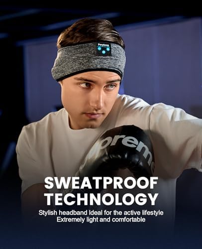 Ergonomic Bluetooth Sleep Headphones: Wireless Sports Headband with Hi-Fi Stereo Sound for Ultimate ASMR Relaxation – Lightweight, Cozy Audio Solution for Men and Women, Perfect for Meditation and Restful Sleep