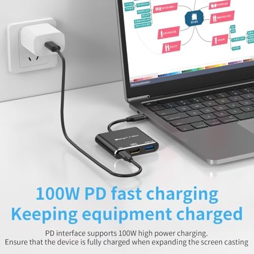 Transform Your Mac Book Pro into a Powerhouse with Our 4 K60 Hz USB C Hub – Ultimate Multi-Port Adapter for Lightning-Fast Data Transfers, PD 100 W Rapid Charging, and Dual SD/TF Card Readers – Ideal for Professionals and Creative Minds