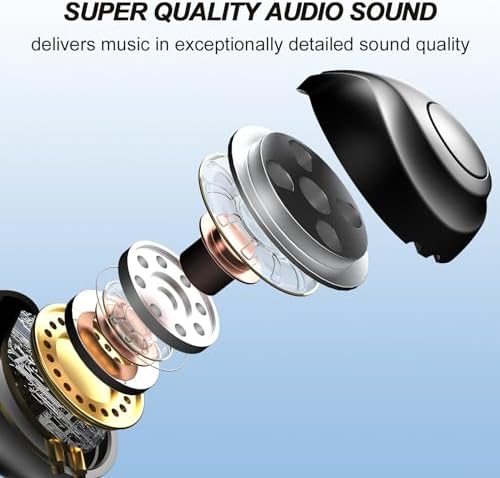 Bone Conduction Wireless Ear Clip Bluetooth Headphones for Active Lifestyles – Sweat Resistant Fitness Earbuds for Running, Cycling & Workouts – YAKEN YRKR, Black – Enhanced Compatibility & Long Battery Life