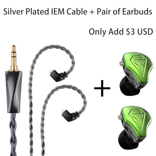 Elevate Your Audio Experience with FAAEAL Hybrid IEM Earphones – Premium Hi-Fi Wired In-Ear Monitors Featuring Advanced Composite Diaphragm Technology, Durable CNC Metal Design, and Detachable QDC-2 PIN Cable for Audiophiles and Musicians Seeking Ultimate Sound Clarity and Personalization