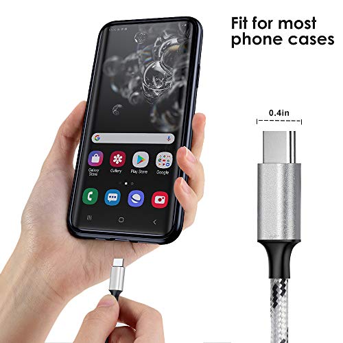 10 ft 2-Pack Multi Charging Cable: Durable 3-in-1 USB-C, Micro USB & Lightning Cords for Fast Charging | Extra Long Universal Charger for Phones, Tablets & More | Perfect for Home, Office, and Travel Use