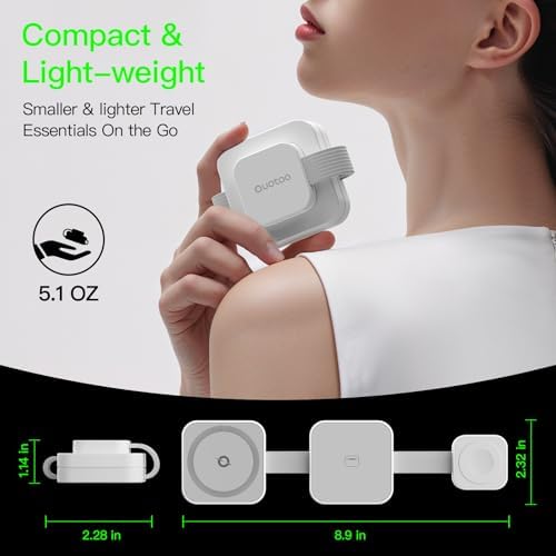 Advanced 3-in-1 Foldable Wireless Charging Station for i Phone 16 Pro Max – Mag Safe Compatible, High-Speed 20 W Charger for i Phone 16/15/14/12/11/X, Apple Watch Ultra/SE, and Air Pods – Enhanced Cooling Technology, Travel-Friendly Design, and Superior Compatibility