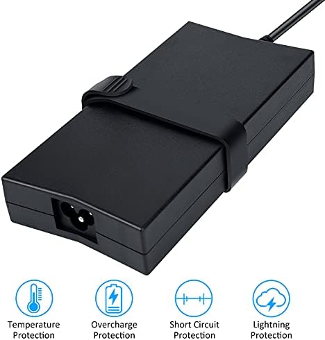 130 W Dell Laptop Power Adapter – Ultra-Fast Charging for Precision, Inspiron & Vostro Models with Enhanced Safety Features and Compatibility – Reliable Cord for M4400, M4500, 7559, and More – Perfect Replacement for Model PA-4 E, 330-1829, 330-1830 – Superior Performance with 19.5 V Output and 6.7 A Current – Ideal for Professionals and Gamers Alike – Certified Safety Standards for Overvoltage and Short Circuit Protection – Essential Accessory for Dell Latitude, Studio, and XPS Series – Upgrade Your Power Supply Today for Uninterrupted Productivity and Peace of Mind – Includes High-Quality AC Cable for Seamless Connectivity