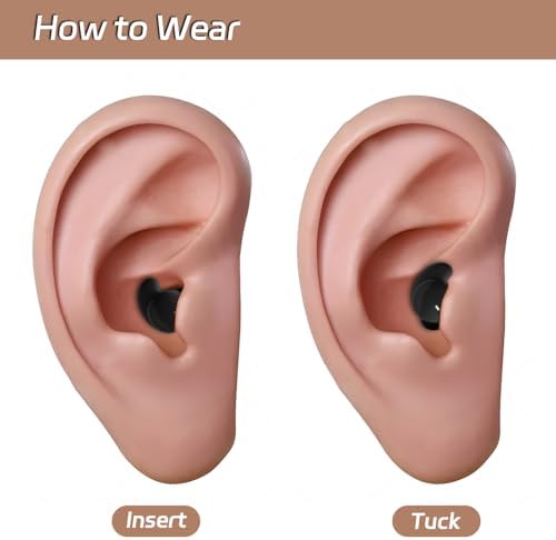 LOBKIN Bluetooth 5.4 Sleep Headphones – Specialized Noise-Canceling Earbuds for Side Sleepers – Discreet and Comfortable Design for Enhanced Sleep and Productivity – Ideal Wireless Solution for Travel, Relaxation, and Focused Work Sessions