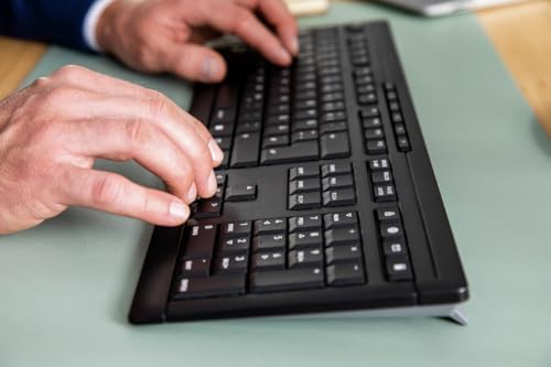 CHERRY Stream TKL Wired USB Keyboard – Compact Silent Keystroke Design for Enhanced Office Productivity and Ergonomic Comfort – Ideal for Professionals and Minimalist Workspaces